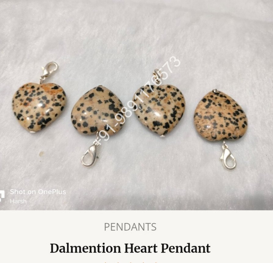 DALMATION HEART PENDANT